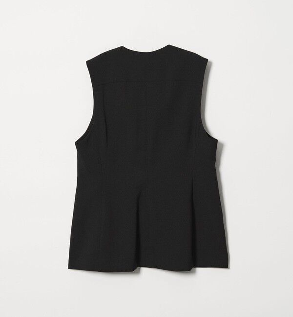 BEAUTY&YOUTH UNITED ARROWS「【WEB限定 Wardrobe DAILY MINIMAL】メランジ ペプラムベスト ウォッシャブル」|ベスト・ジレ|