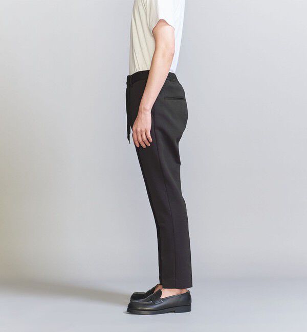 BEAUTY&YOUTH UNITED ARROWS「【WEB限定 WARDROBE SMART】ダブルニット ノープリーツ スラックス パンツ/セットアップ対応	【抗菌・防臭」|スラックス|