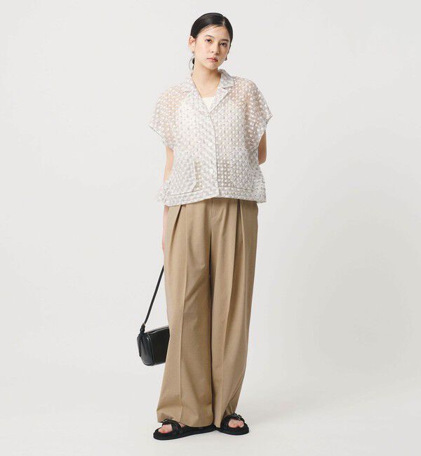 BEAUTY&YOUTH UNITED ARROWS「2タック ワイドパンツ 吸水速乾 防シワ ウォッシャブル」|その他|