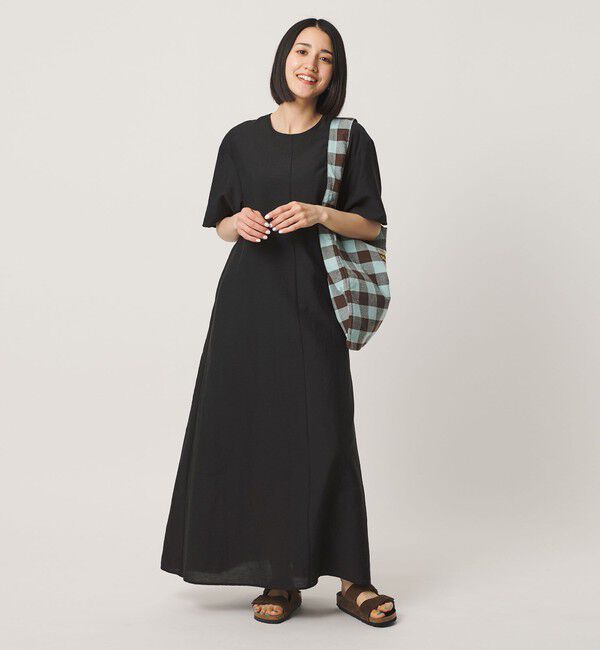 BEAUTY&YOUTH UNITED ARROWS「シアー バックリボン ワンピース ウォッシャブル」|ワンピース|