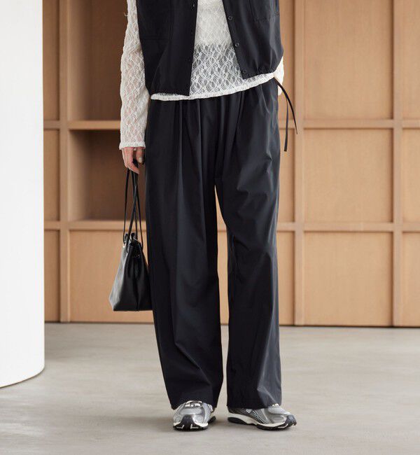 BEAUTY&YOUTH UNITED ARROWS「【WEB限定 Wardrobe DAILY MINIMAL】オープンカラーシャツ＆イージーパンツ 接触冷感 UVカット はっ水」|オールインワン|