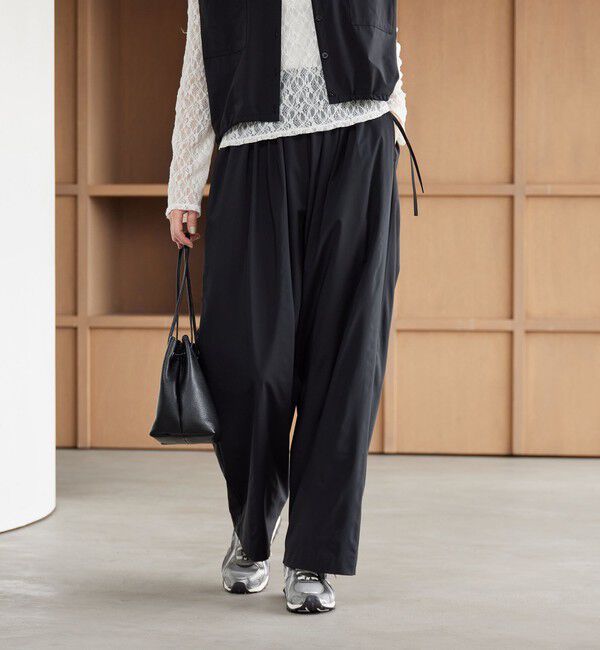 BEAUTY&YOUTH UNITED ARROWS「【WEB限定 Wardrobe DAILY MINIMAL】オープンカラーシャツ＆イージーパンツ 接触冷感 UVカット はっ水」|オールインワン|