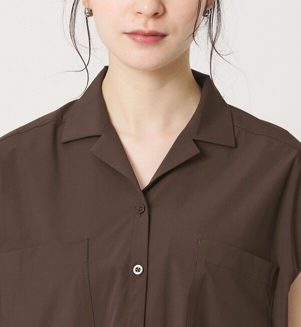 BEAUTY&YOUTH UNITED ARROWS「【WEB限定 Wardrobe DAILY MINIMAL】オープンカラーシャツ＆イージーパンツ 接触冷感 UVカット はっ水」|オールインワン|