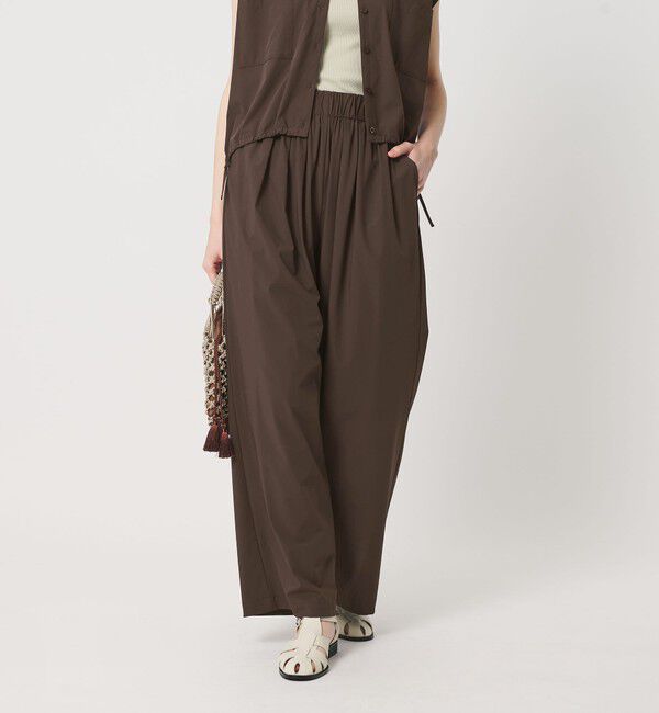 BEAUTY&YOUTH UNITED ARROWS「【WEB限定 Wardrobe DAILY MINIMAL】オープンカラーシャツ＆イージーパンツ 接触冷感 UVカット はっ水」|オールインワン|