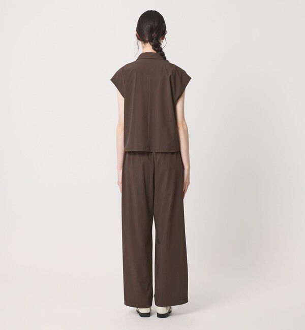 BEAUTY&YOUTH UNITED ARROWS「【WEB限定 Wardrobe DAILY MINIMAL】オープンカラーシャツ＆イージーパンツ 接触冷感 UVカット はっ水」|オールインワン|