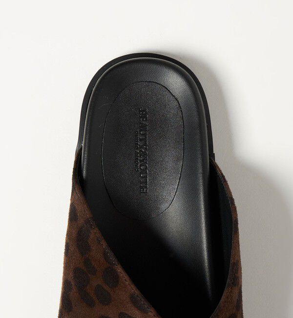 BEAUTY&YOUTH UNITED ARROWS「スエードライク ビッグバックル スライダー サンダル」|サンダル|