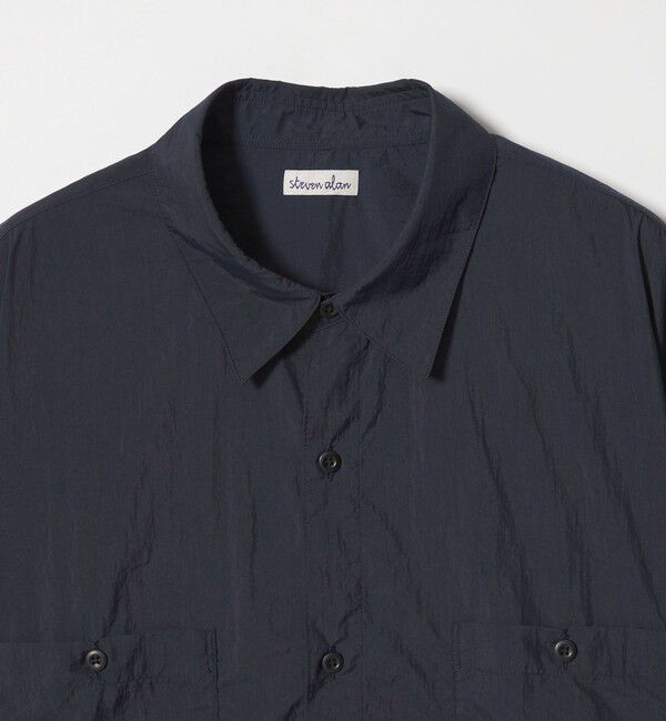 STEVEN ALAN「＜Steven Alan エアリーナイロン レギュラーカラー シャツ LOOSE」|シャツ・ブラウス|