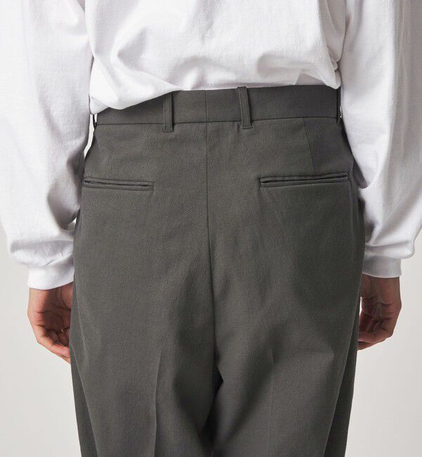 STEVEN ALAN「＜Steven Alan＞ TCL オックスフォード アウト ワンプリーツ スラックス」|スラックス|