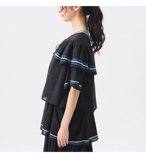 BEAMSBOY「【別注】trepied / ティアード ブラウス」|シャツ・ブラウス|