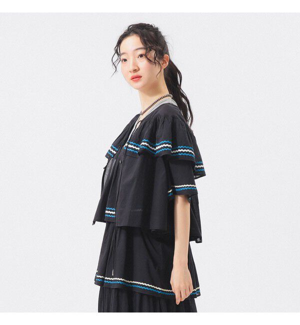 BEAMSBOY「【別注】trepied / ティアード ブラウス」|シャツ・ブラウス|