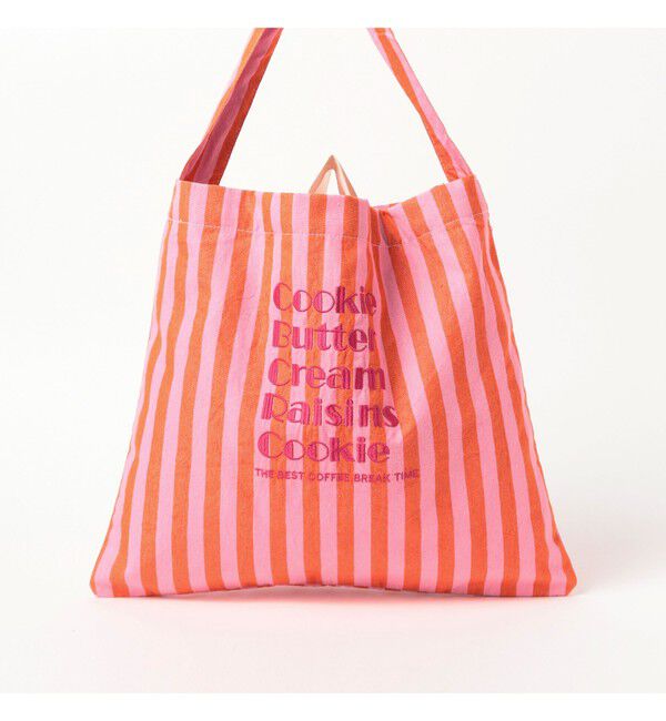 Ray BEAMS 「【別注】beej / 刺繍 ストライプ トート バッグ」|トートバッグ|