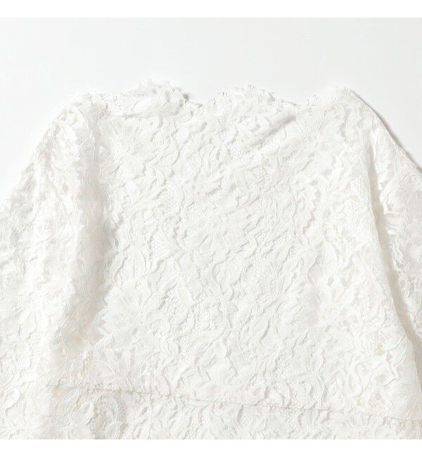 Demi-Luxe BEAMS 「リバーレース ブラウス」|シャツ・ブラウス|