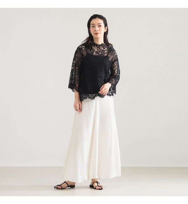 Demi-Luxe BEAMS 「リバーレース ブラウス」|シャツ・ブラウス|