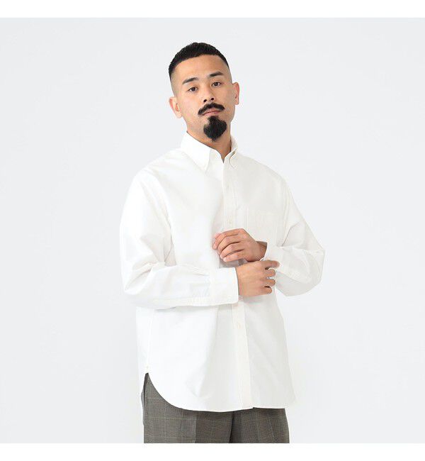 BEAMS PLUS「BEAMS PLUS / アメリカン オックスフォード ボタンダウン シャツ クラシックフィット」|シャツ・ブラウス|