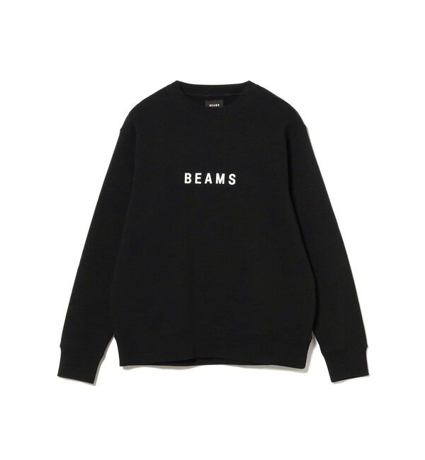BEAMS「BEAMS ロゴ スウェット 25SS」|スウェット・ジャージ|BLACK