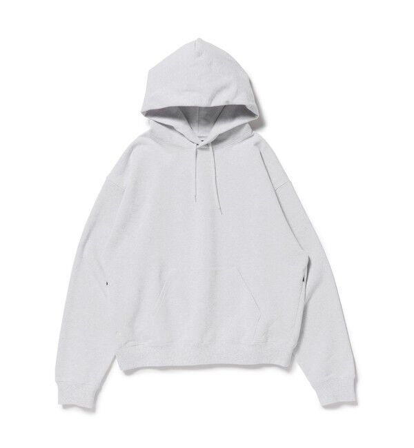 BEAMS「ショートレングス スウェット フーディ」|スウェット・ジャージ|ASH_GREY