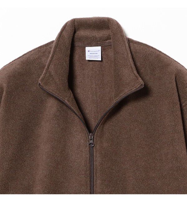 BEAMS「【別注】Champion / Fleece Stand Zip Jacket」|ブルゾン・スタジャン|