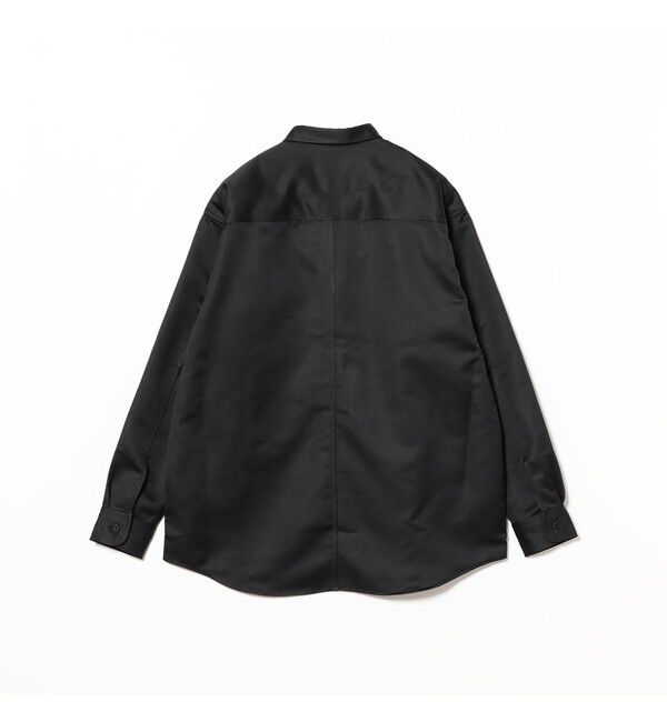 BEAMS「リラックスフィット レザールック シャツ」|シャツ・ブラウス|