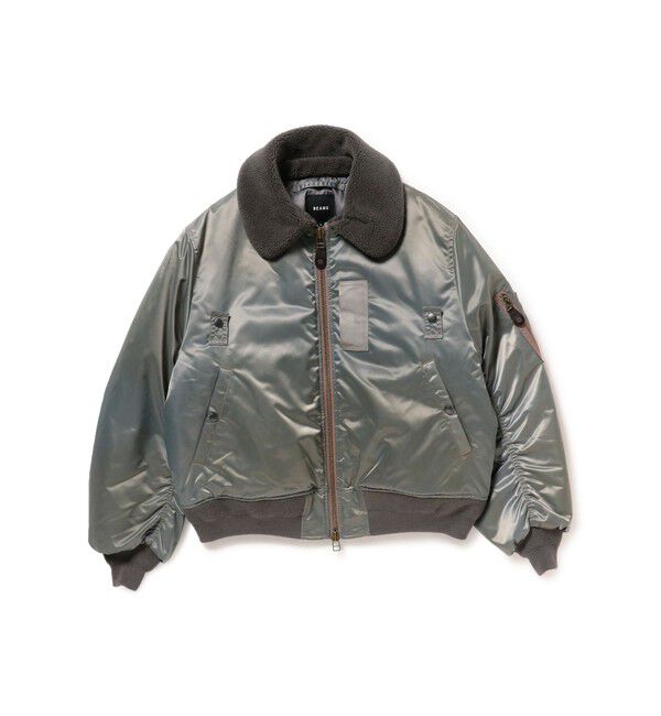 BEAMS「ワイドショートフィット B-15タイプ フライトジャケット」|ブルゾン・スタジャン|