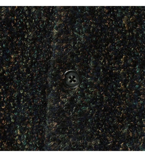 BEAMS「5ゲージ ブークレ カーディガン」|ニット・セーター|