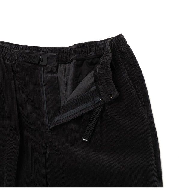 BEAMS「ワイドテーパード ウェービング  コーデュロイパンツ」|チノ|