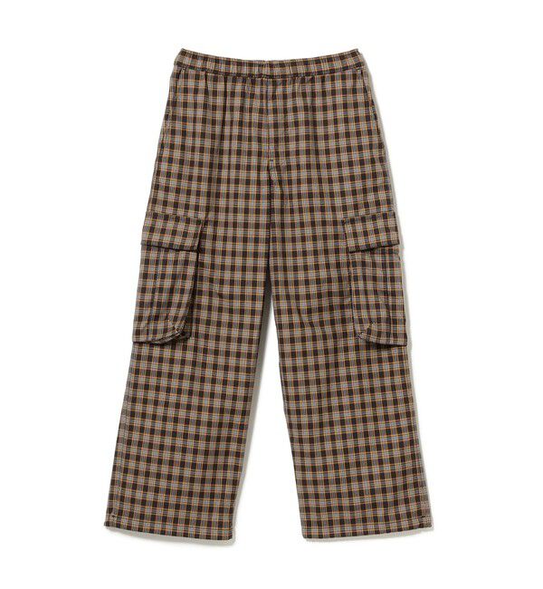 BEAMS「チェック カーゴ パンツ」|チノ|