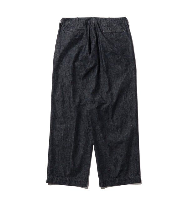 BEAMS PLUS「ダブルダイ デニム ミリタリー トラウザーズ」|チノ|