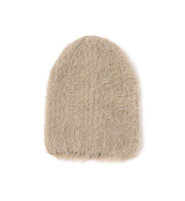 BEAMS「ロング シャギー ワッチキャップ」|キャップ・キャスケット|BEIGE