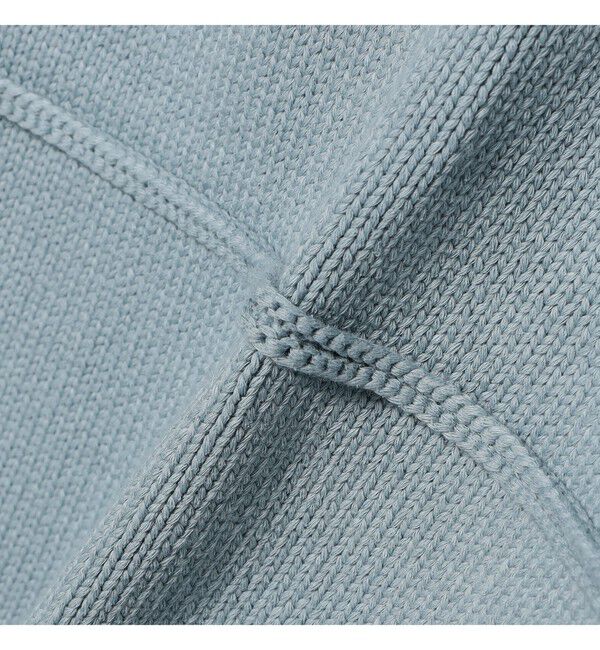 BEAMS「5ゲージ パネル クルーネック ニット」|ニット・セーター|