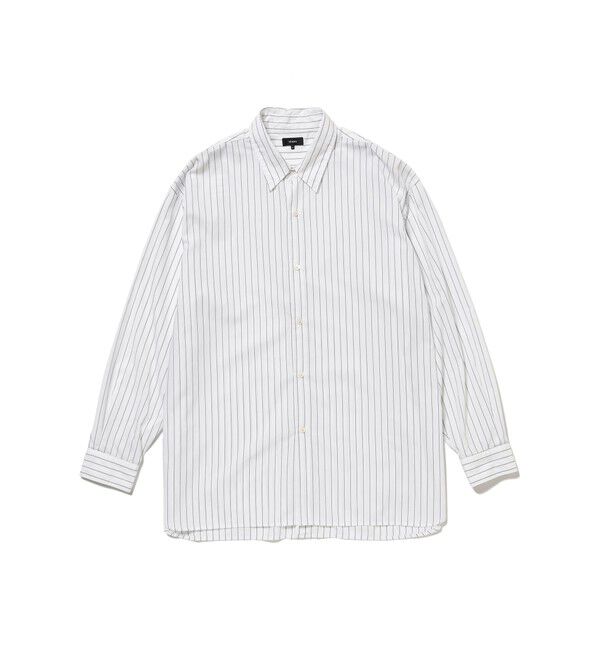BEAMS「バックボタンシャツ」|シャツ・ブラウス|WHITE