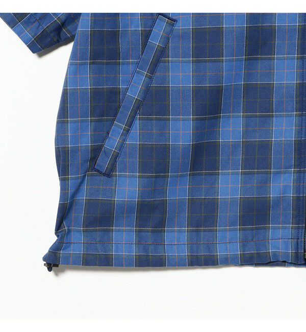 BEAMS「ワイドフィット チェック ジップシャツ」|シャツ・ブラウス|