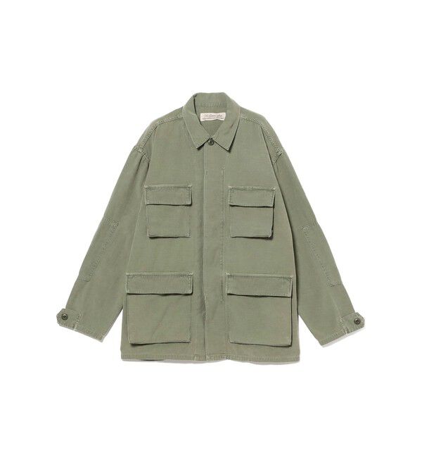BEAMS PLUS「【別注】REMI RELIEF / Military Shirt Jacket Cotton」|ブルゾン・スタジャン|JUNGLE_GREEN