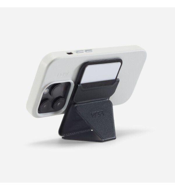 BEAMS「MOFT / Snap-On スマホスタンド」|モバイルケース|JET_BLACK