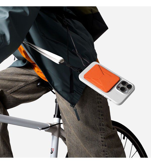 BEAMS「MOFT / Snap-On スマホスタンド」|モバイルケース|SUNROSE_ORANGE