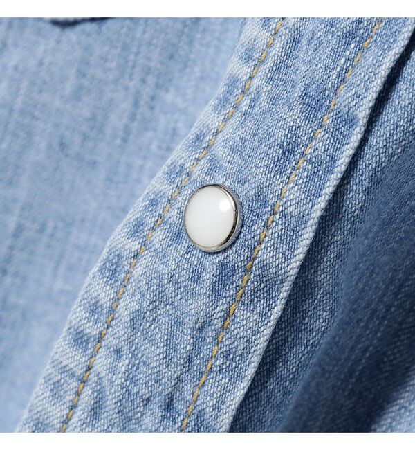 BEAMS PLUS「【別注】REMI RELIEF / Denim Western shirt Classic Fit  Fade Indigo」|シャツ・ブラウス|