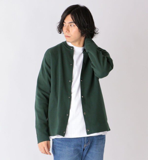 SHIPS any「SHIPS any: 〈手洗い可能〉 ミラノリブ クルーネック カーディガン 24SS◇」|カーディガン|