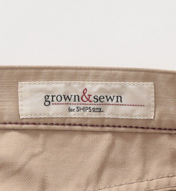SHIPS any「【SHIPS any別注】GROWN&SEWN: WAERREN スリム 5ポケット チノパン 2021」|チノ|