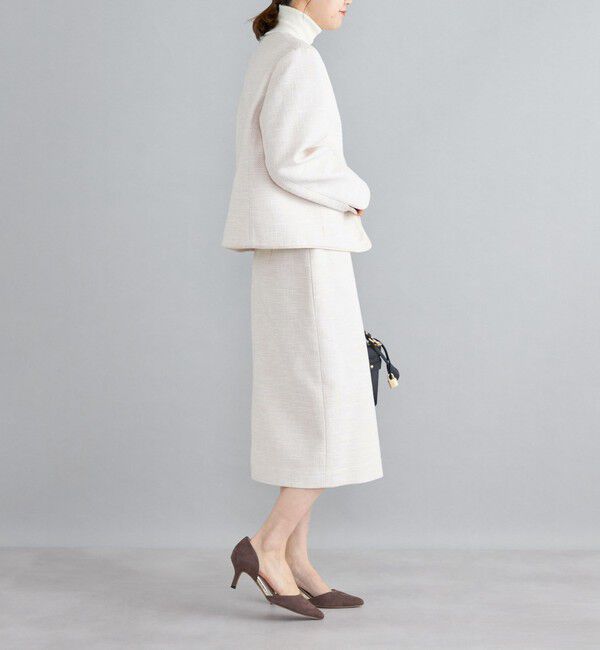 SHIPS for women「ツイードタイトスカート（セットアップ対応）◇」|タイト|