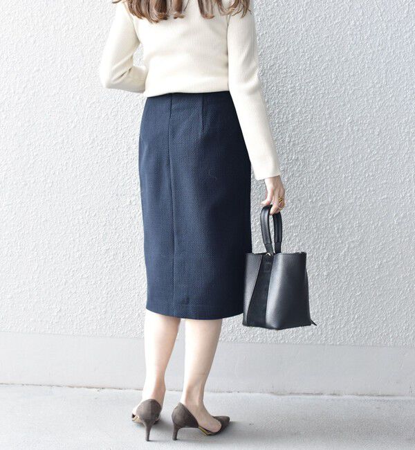 SHIPS for women「ツイードタイトスカート（セットアップ対応）◇」|タイト|