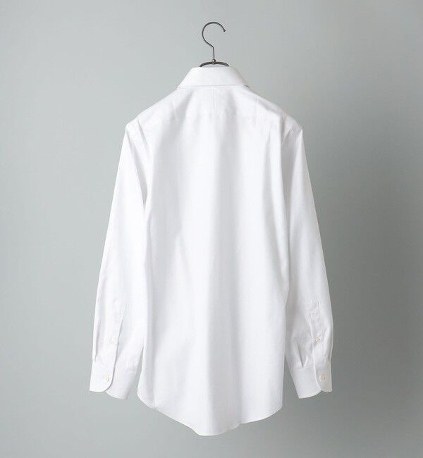 SHIPS「SHIPS: イージーアイロン ヘリンボーン 無地 ホリゾンタルカラー シャツ」|シャツ・ブラウス|