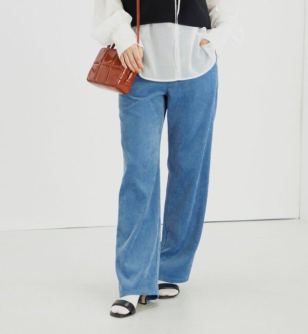 SHIPS for women「〈手洗い可能〉ストレッチ混 細 コーデュロイ スリム パンツ ◇」|その他|