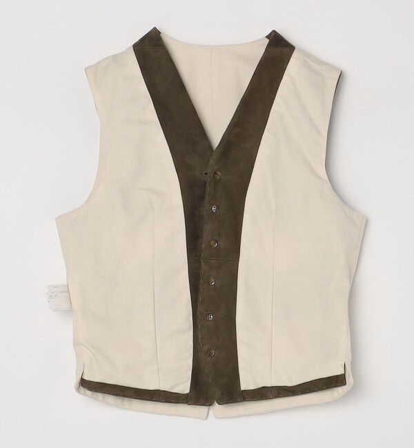 SHIPS「【SHIPS別注】CINQUANTA: スウェード ラペル ベスト」|ベスト・ジレ|