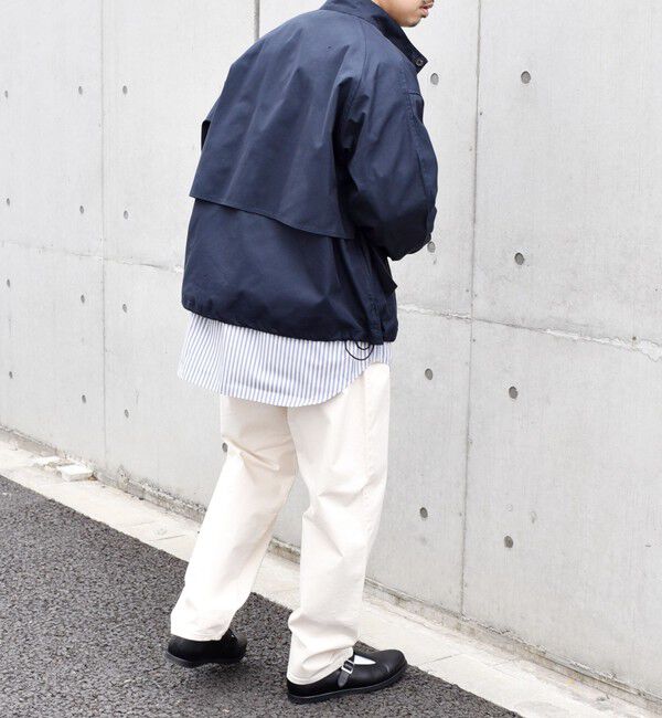SHIPS any「SHIPS any: オーバーサイズ コットン ギャバジン トラック ブルゾン◇」|ブルゾン・スタジャン|