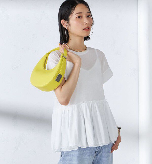 SHIPS for women「〈接触冷感〉コットン ナイロン ペプラム プルオーバー」|Tシャツ・カットソー|