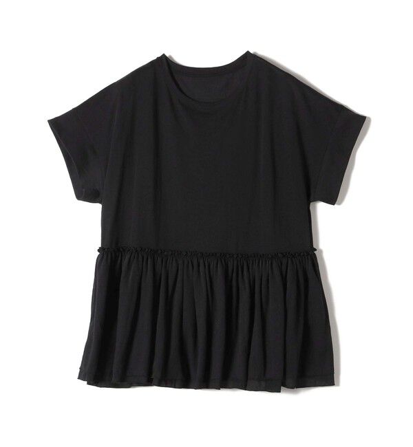 SHIPS for women「〈接触冷感〉コットン ナイロン ペプラム プルオーバー」|Tシャツ・カットソー|