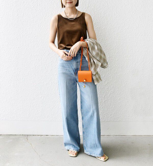 SHIPS for women「〈手洗い可能〉スクエア ネック タンクトップ」|タンクトップ|