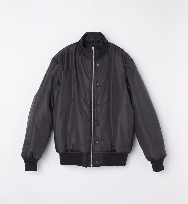 SHIPS「City Ambient Products: スタンドカラー MA-1 ジップアップ ブルゾン」|ブルゾン・スタジャン|