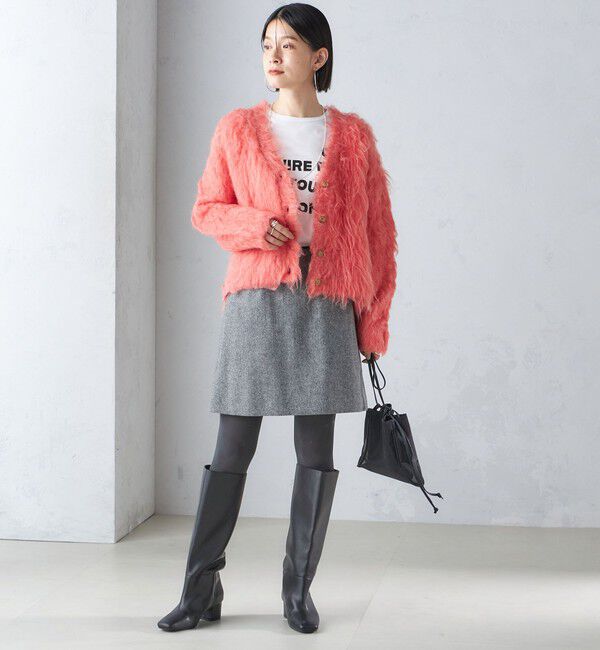 SHIPS for women「〈手洗い可能〉シャギー ファー カーディガン」|カーディガン|