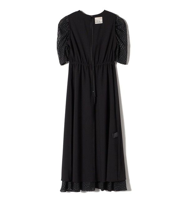 SHIPS for women「troisiemeCHACO:カット ジャカード ワンピース（セレモニー対応可）」|ワンピース|