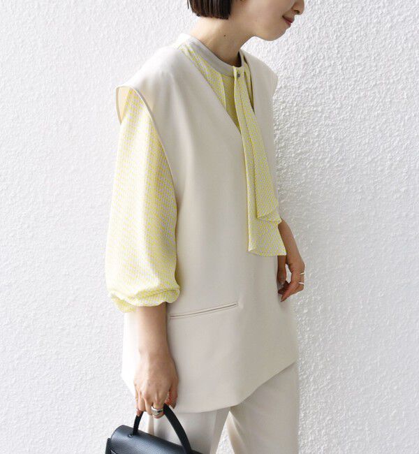 SHIPS for women「〈手洗い可能〉プルオーバー ベスト（セットアップ対応）」|ベスト・ジレ|